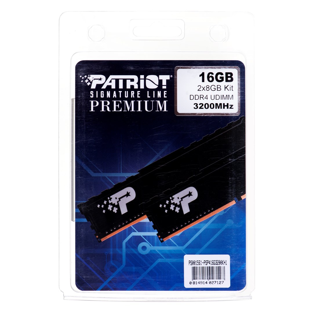 Memorija PATRIOT Signature Premium PSP416G26666KH1 (16GB, DDR4, 3200MHz)-0