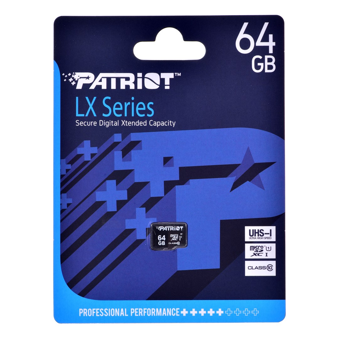 Memorijska kartica PATRIOT PSF64GMDC10 (64GB, MicroSDXC, UHS-I, klasa 10)-0