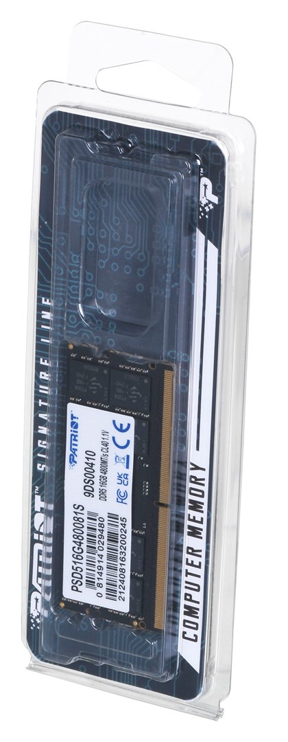 RAM memorija za laptop PATRIOT Signature Line 16GB DDR5 4800MHz SO-DIMM-2