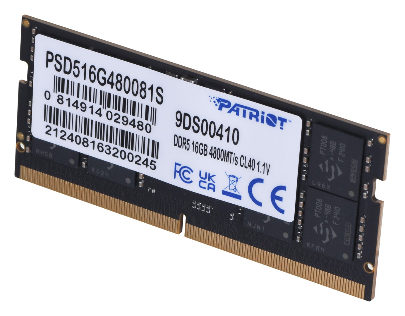 RAM memorija za laptop PATRIOT Signature Line 16GB DDR5 4800MHz SO-DIMM