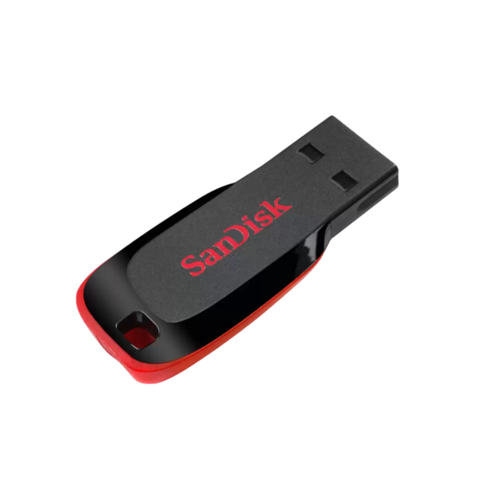 USB stick SANDISK Cruzer Blade 64 GB (USB Type-A 2.0, crno-crveni)-4