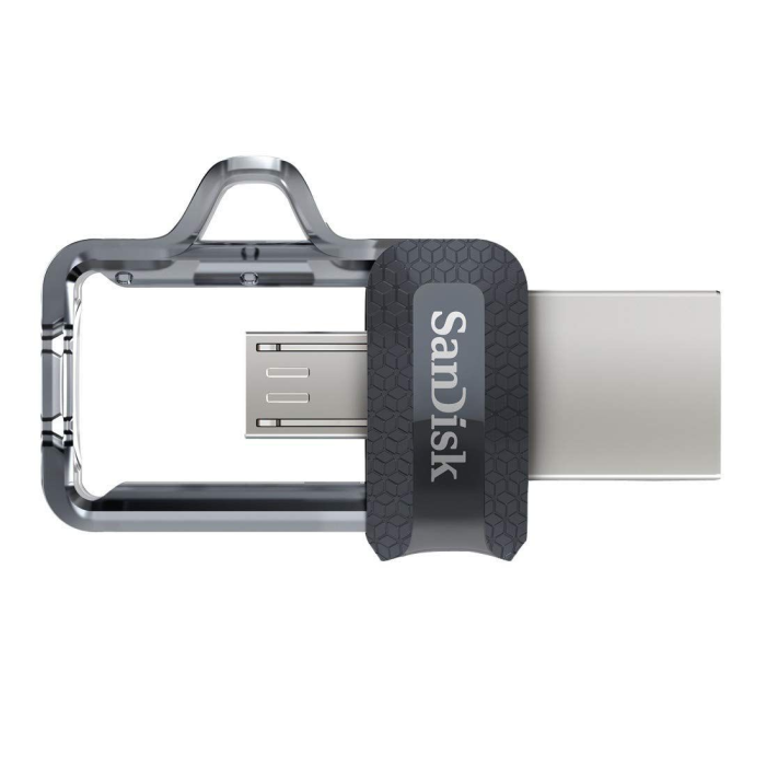 USB memorija Flash Drive SANDISK Ultra Dual M3.0 (64 GB, USB Type-A / Micro-USB 3.2 Gen 1) crni, srebro, prozirno-7