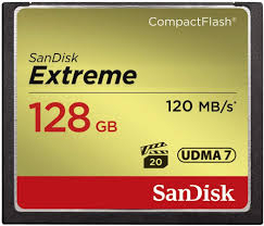 Memorijska kartica Compact Flash Extreme UDMA7 SanDisk 128 GB