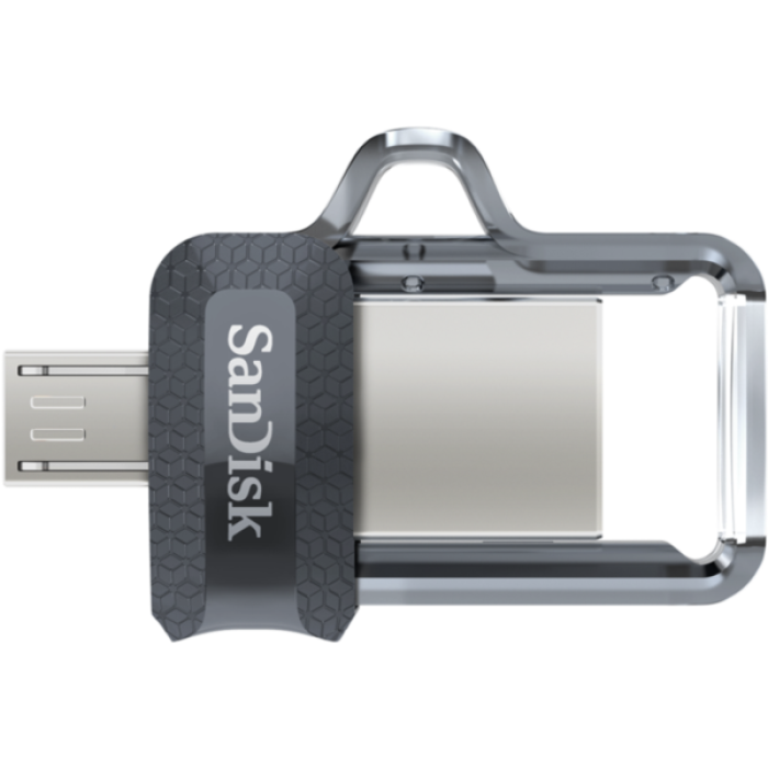 USB memorija Flash Drive SANDISK Ultra Dual M3.0 (256 GB, USB Type-A / Micro-USB 3.2 Gen 1) crni, srebro, prozirno-8