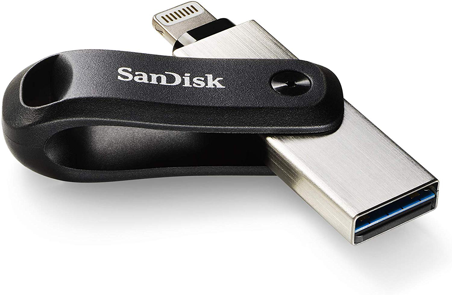 USB flash pogon SANDISK SDIX60N-128G-GN6NE (128 GB, 3.2 Gen 1, siva, srebrna)-1
