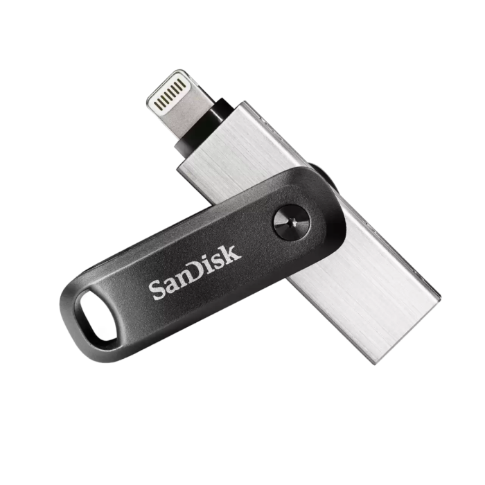 USB stick SANDISK iXpand (64 GB, USB Type-A / Lightning, 3.2 Gen 2) srebrno-crni-0