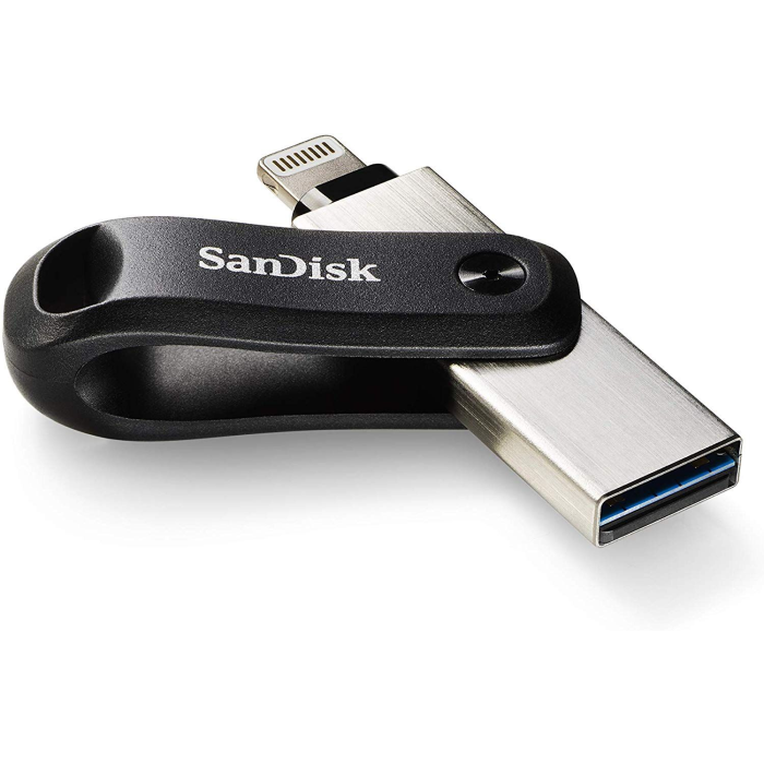 USB stick SANDISK iXpand (64 GB, USB Type-A / Lightning, 3.2 Gen 2) srebrno-crni-1