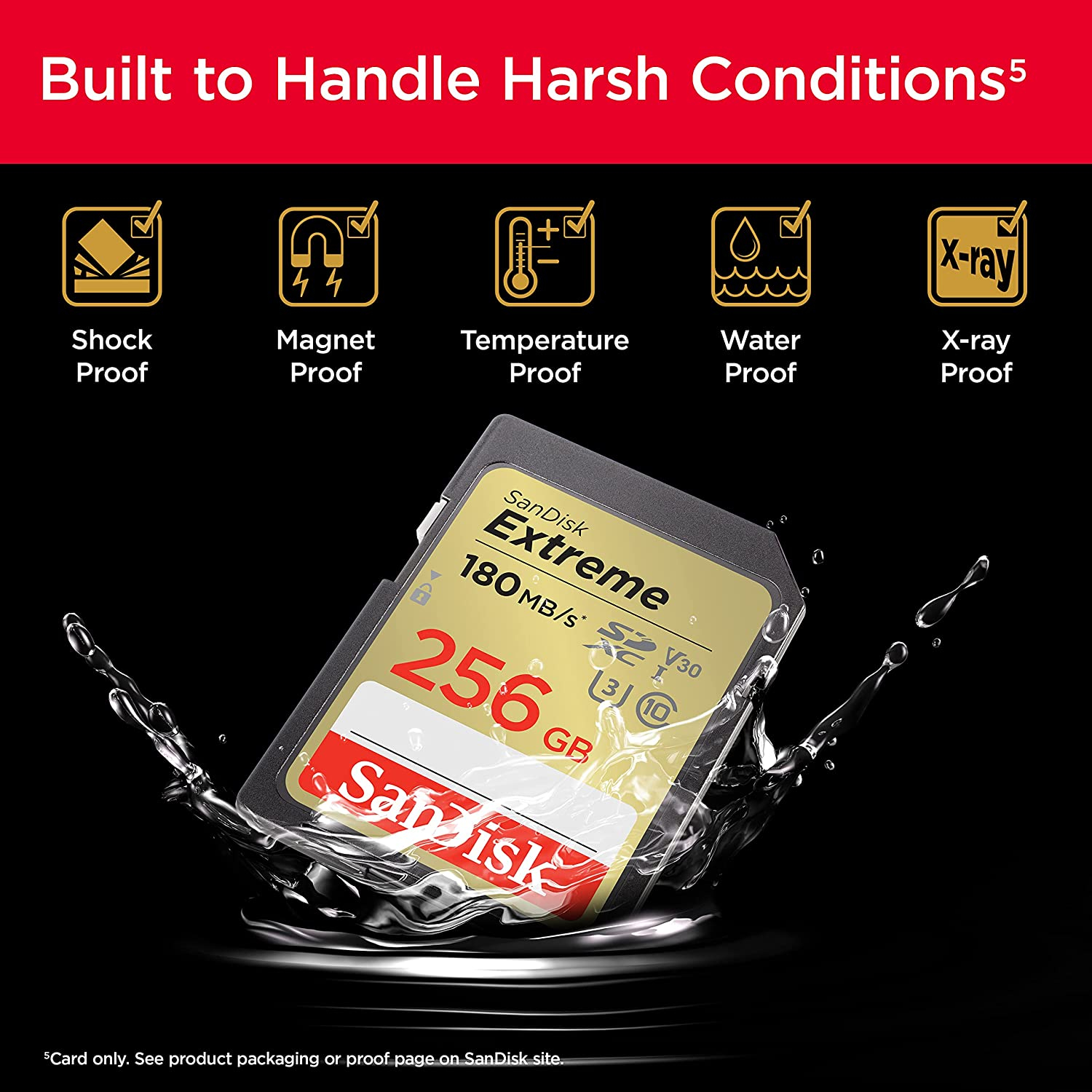 SanDisk Extreme 256 GB SDXC UHS-I Class 10-5