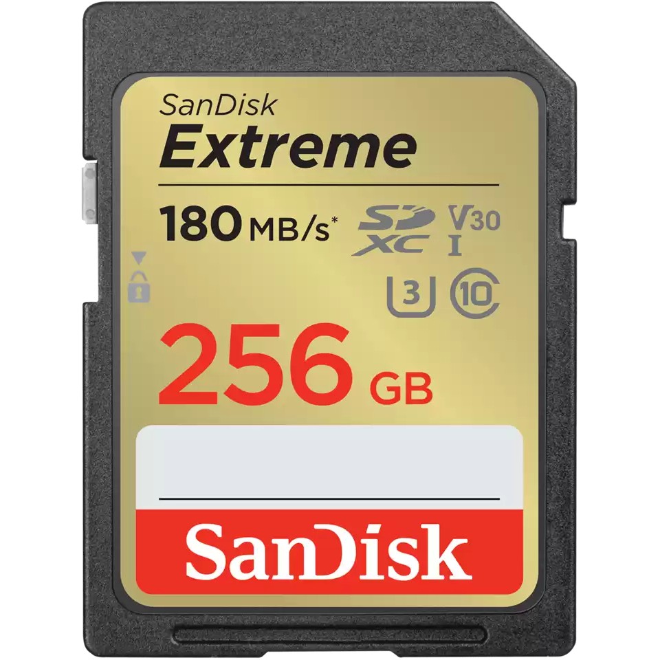 SanDisk Extreme 256 GB SDXC UHS-I Class 10-6