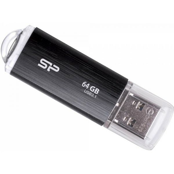 Pendrive USB Flash Drive SILICON POWER Blaze B02 64 GB USB Type-A 3.2 Gen 1 crni