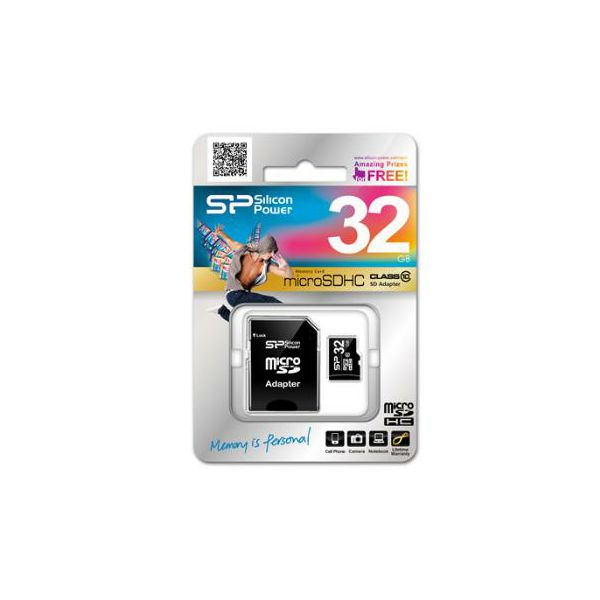 SP MEMORIJSKA KARTICA MicroSD/Adapter 32GB CL10-0