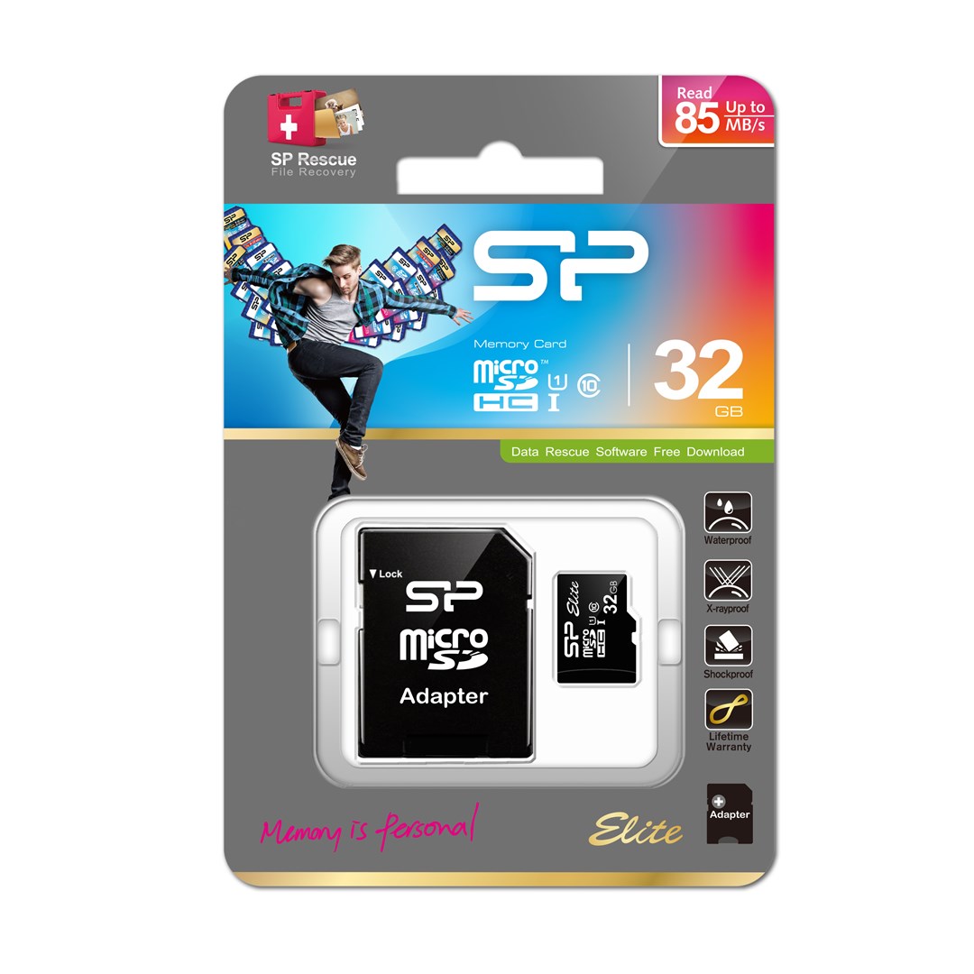 Memorijska kartica SILICON POWER Elite 32 GB MicroSDHC (kapacitet 32 GB, klasa 10, UHS Speed Class 1, brzina čitanja 85 MB/s)-3