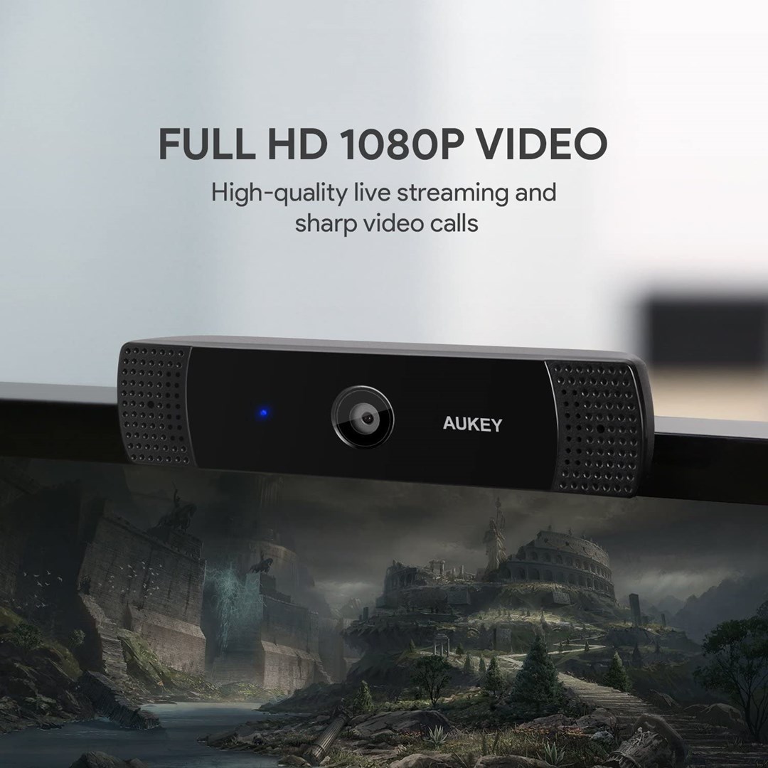 Web kamera AUKEY PC-LM1E (2 MP, 1920 x 1080, USB) crna-4