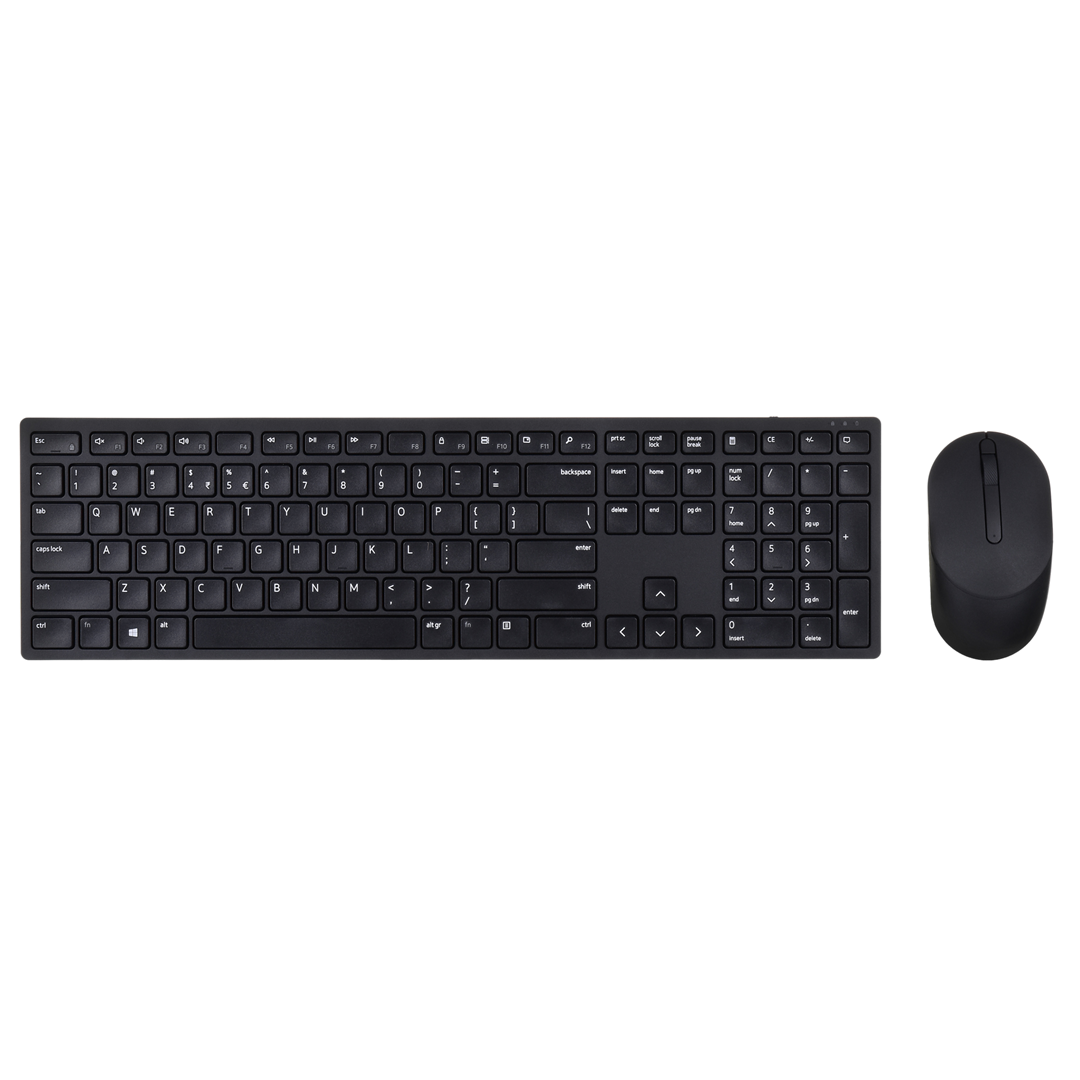 Bežična tipkovnica DELL KM5221W (RF bežična, QWERTY, US International, crna)-0