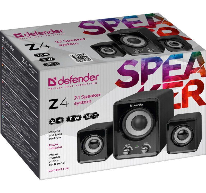 Zvučnici za računalo DEFENDER Z4 2.1 11W USB-1