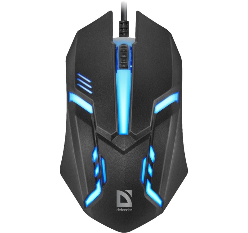 Miš DEFENDER CYBER MB-560L (crni, optički, 7 boja, 1200DPI, 3P)-0