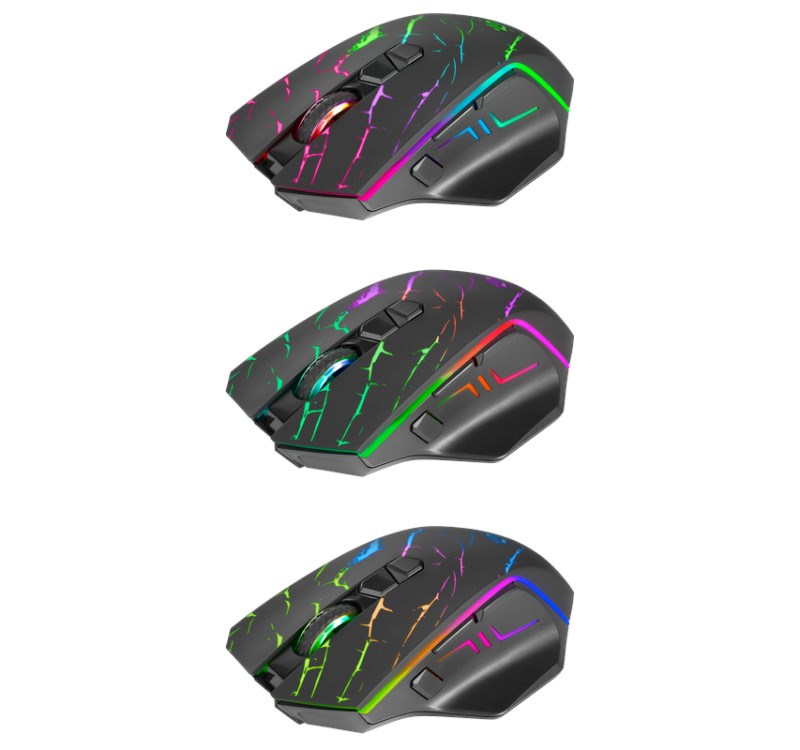 Miš DEFENDER GM-503 Uran (bežični, optički, 3200dpi, RGB, sivi)-0