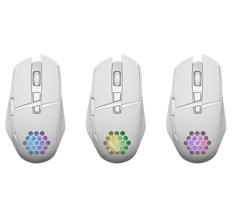 Miš DEFENDER GM-514 GLORY (optički, RF, RGB, 3200dpi, 7 tipki) bijeli-2