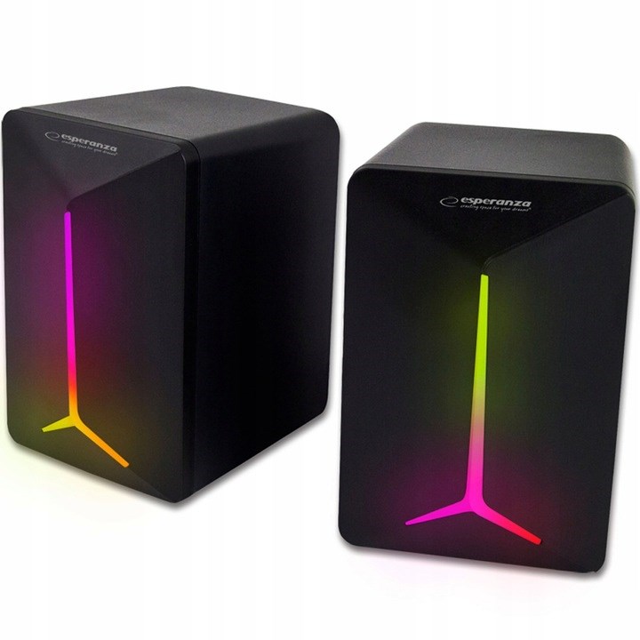 ESPERANZA USB SPEAKERS 2.0 LED RAINBOW FREVO EGS105-3