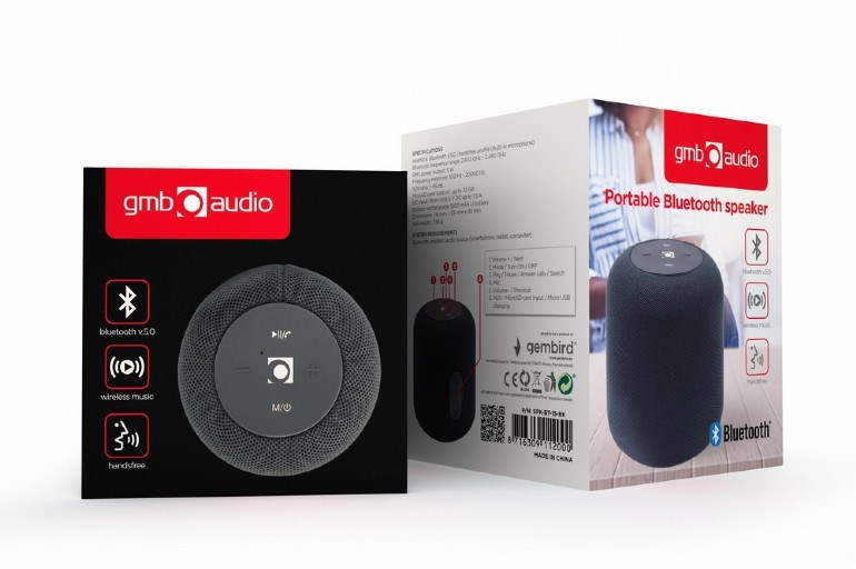 Bluetooth zvučnik GEMBIRD SPK-BT-15-BK (5W, BT 5.0, MicroSD, AUX) crni-1