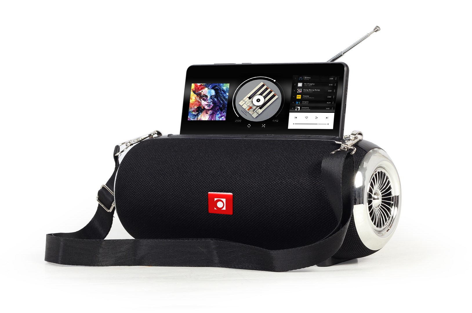 Prijenosni Bluetooth zvučnik GEMBIRD SPK-BT-17 (s FM-radio) crni-3