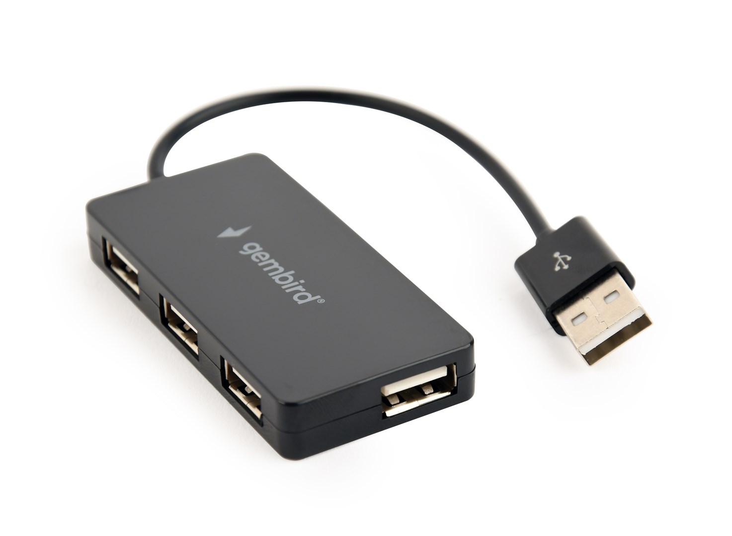 USB hub GEMBIRD UHB-U2P4-04 (USB 2.0, 480 Mbit/s) crni-0