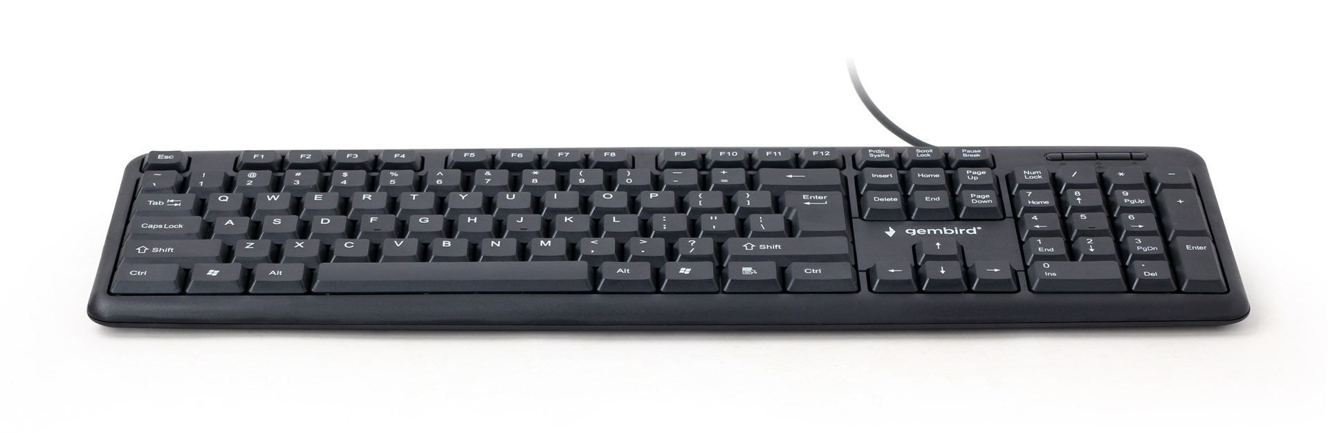 Tipkovnica GEMBIRD KB-U-103 (USB, US engleski) crna-2