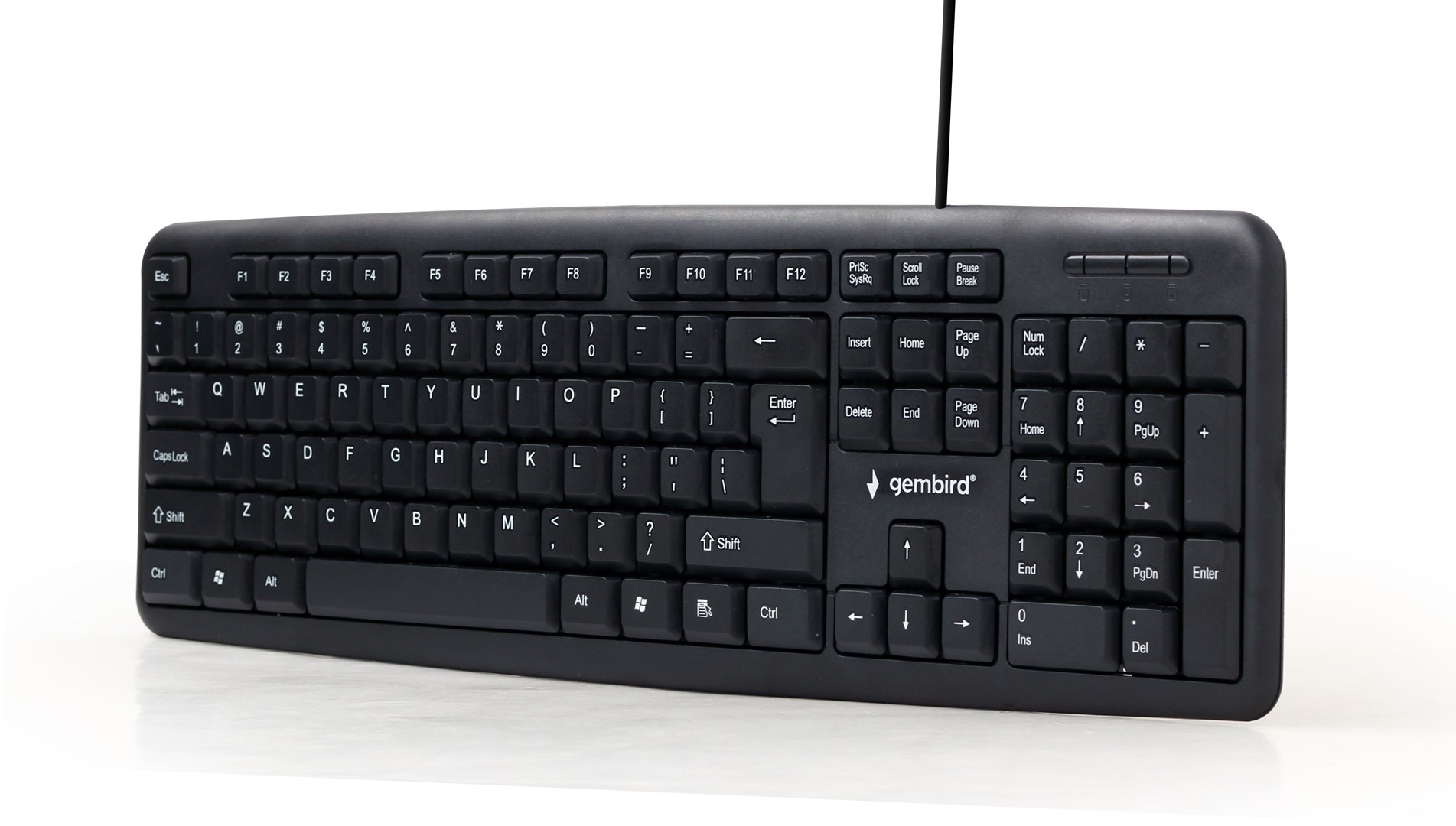 Tipkovnica GEMBIRD KB-U-103 (USB, US engleski) crna-1