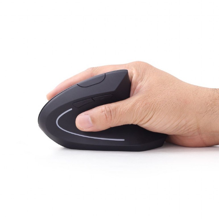 Miš GEMBIRD MUSW-ERGO-01 (ergonomski, RF bežični, optički, 1600 dpi, crni)-3