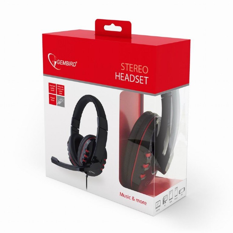Slušalice GEMBIRD GHS-402 (žičane, Head-band, Gaming) crne-2