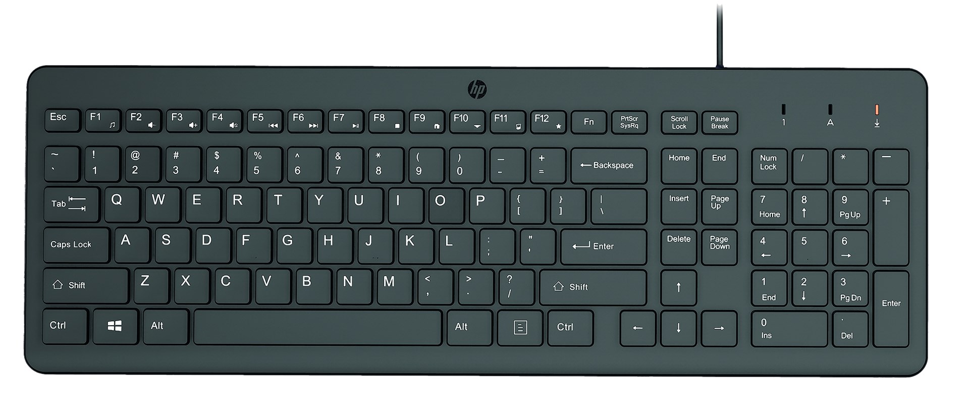 Tipkovnica HP 150 Wired Keyboard – internacionalna non HR tipkovnica