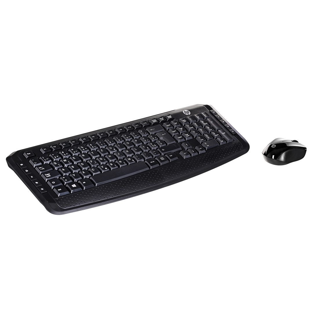 Bežični set tipkovnica i miš HP 300 (crna)-1