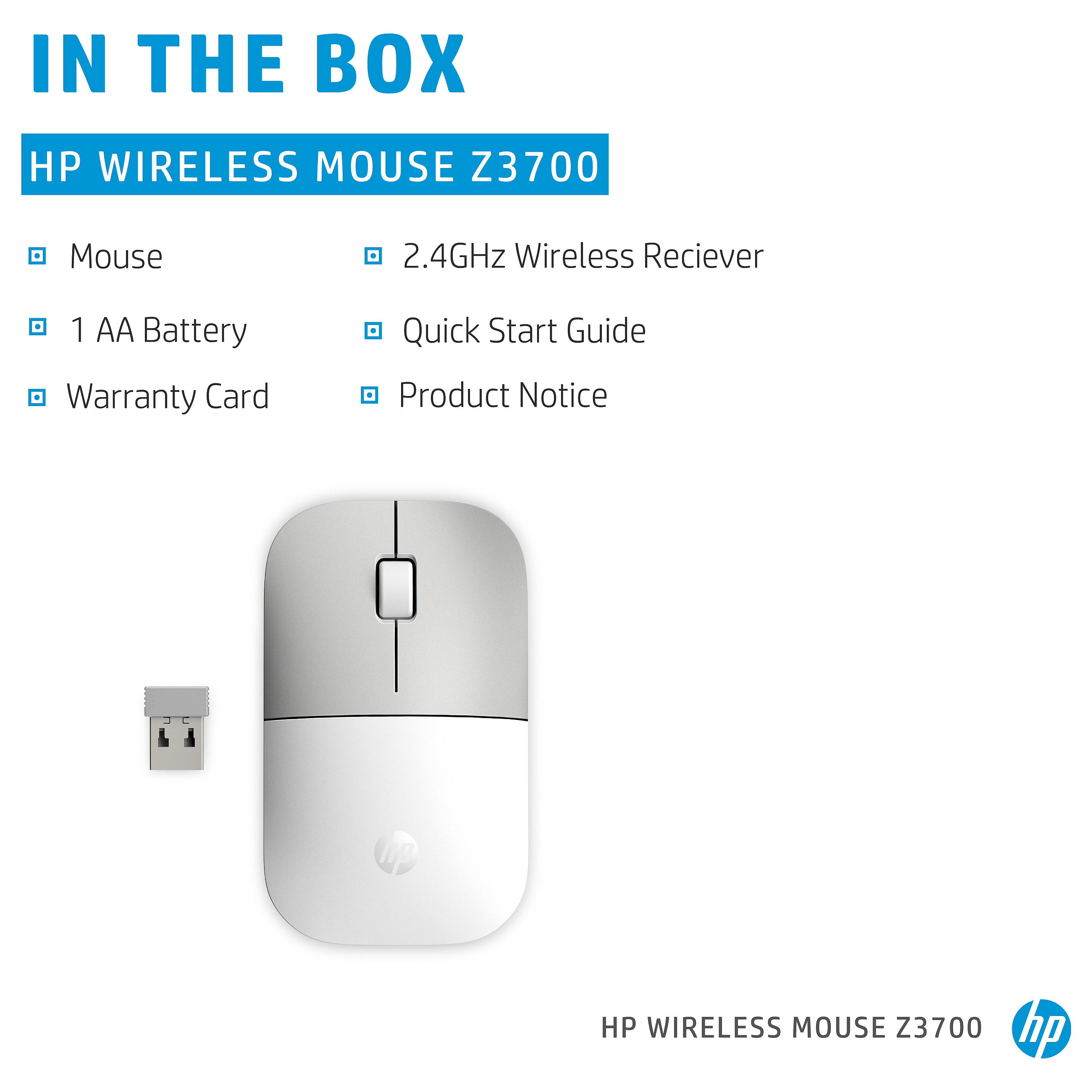 Miš HP Z3700 (bežični, 1200 DPI, optički, 2 gumba)-4