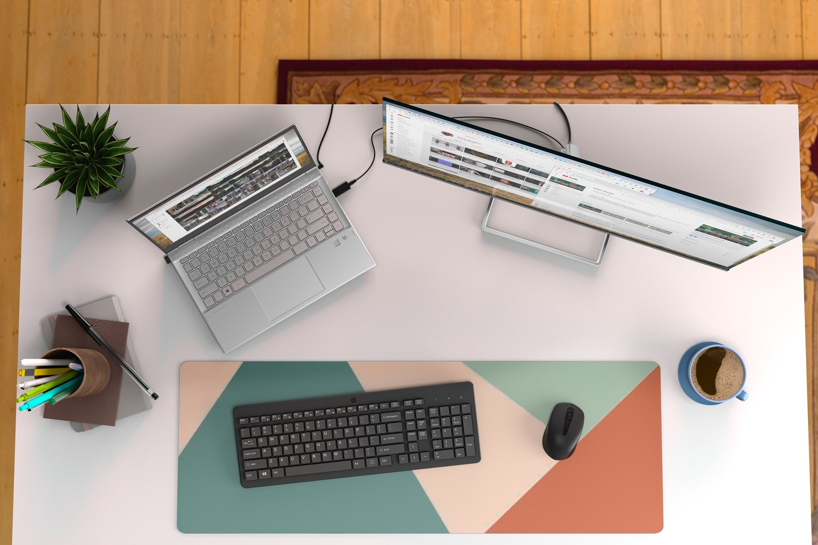 Bežični miš HP 930 Creator, srebrna boja-9