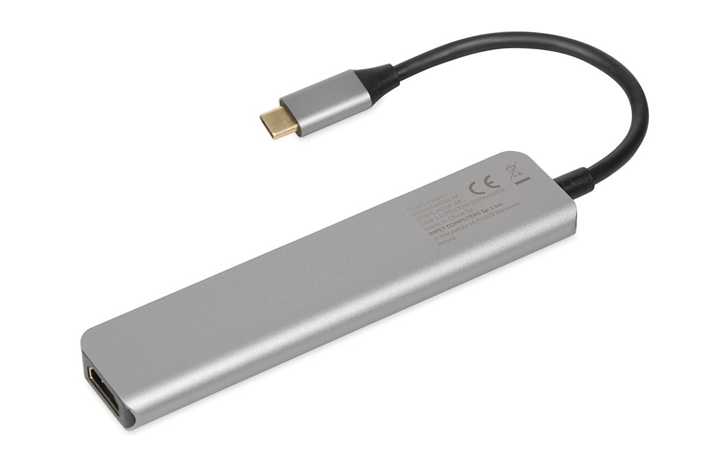 USB priključak IBOX IUH3SL4K (USB 3.2, slim, HDMI, 4K, PD 100W)-5