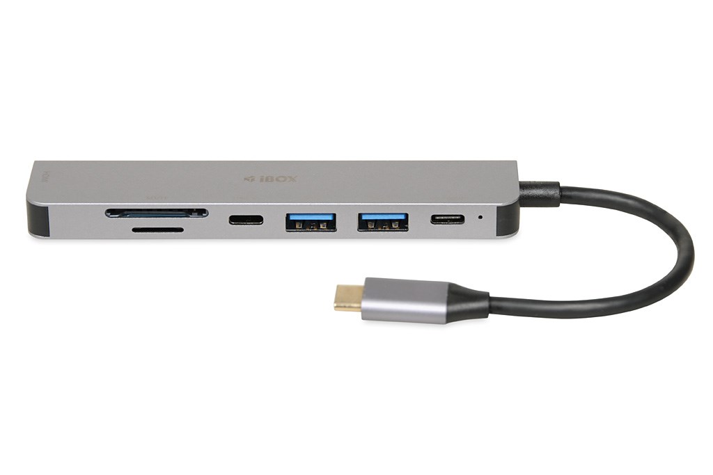 USB priključak IBOX IUH3SL4K (USB 3.2, slim, HDMI, 4K, PD 100W)-6