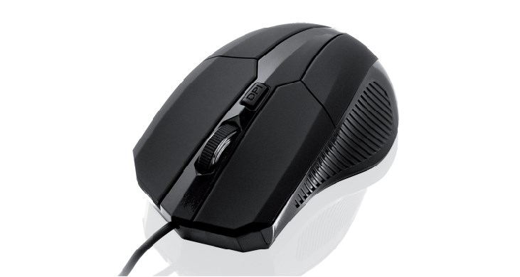 Žičani miš IBOX i005 laserski 1600 DPI crna boja-0
