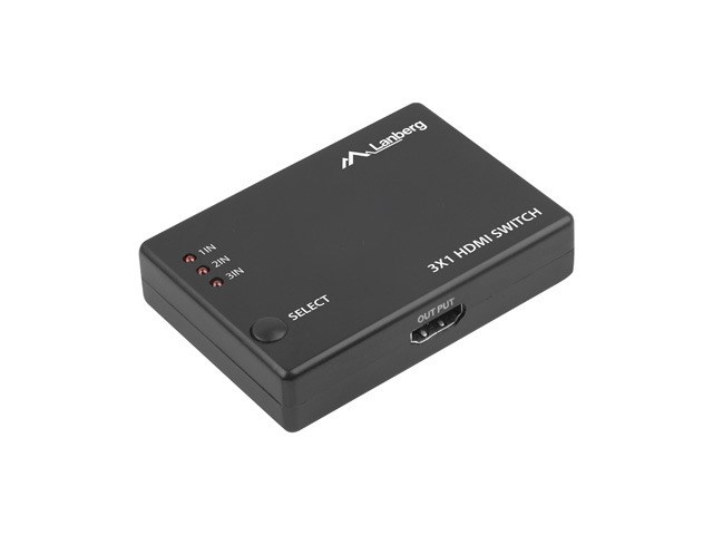 Video preklopnik Lanberg 3X HDMI + MICRO USB PORT-1
