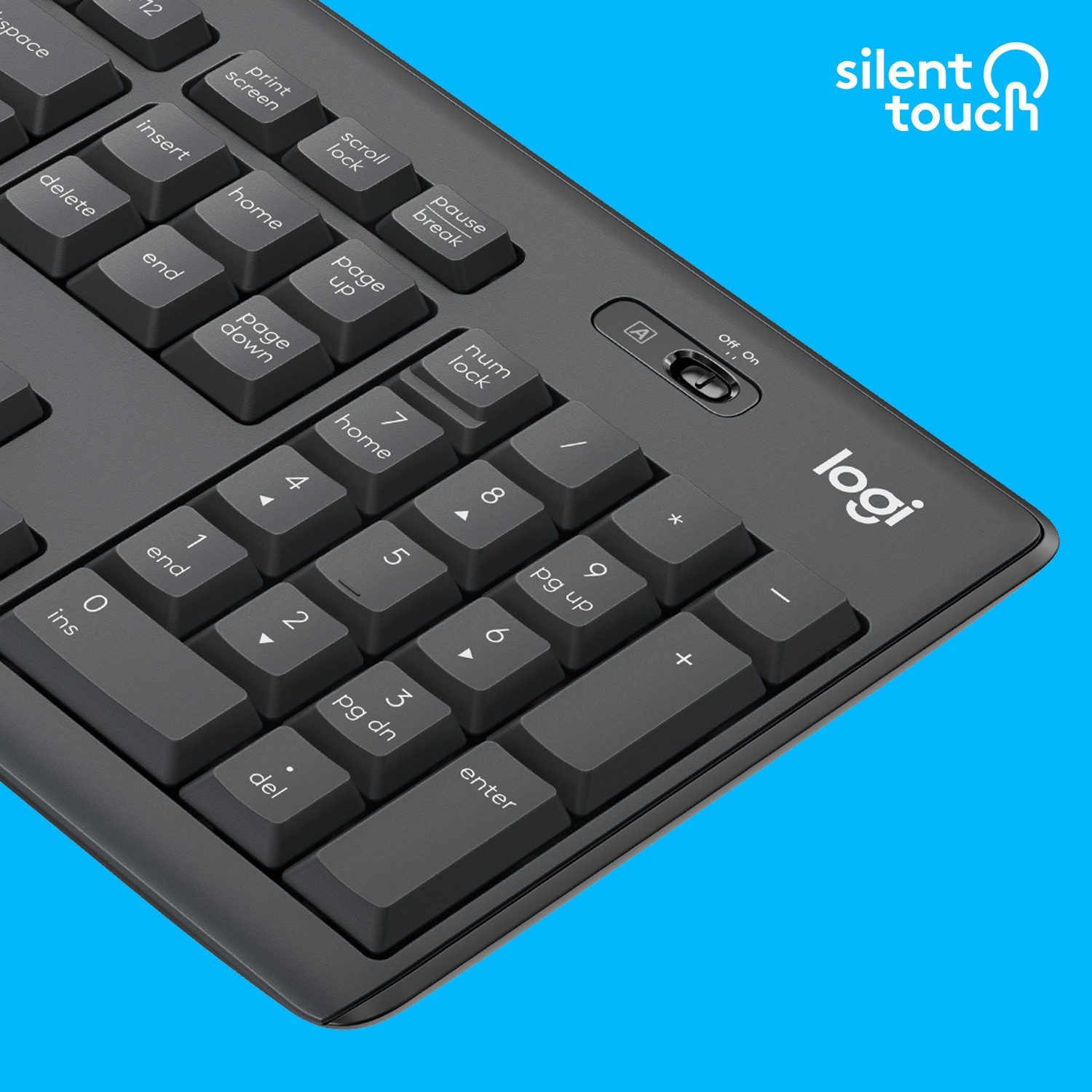 Logitech MK295 Silent Wireless Combo – internacionalna non HR tipkovnica-9