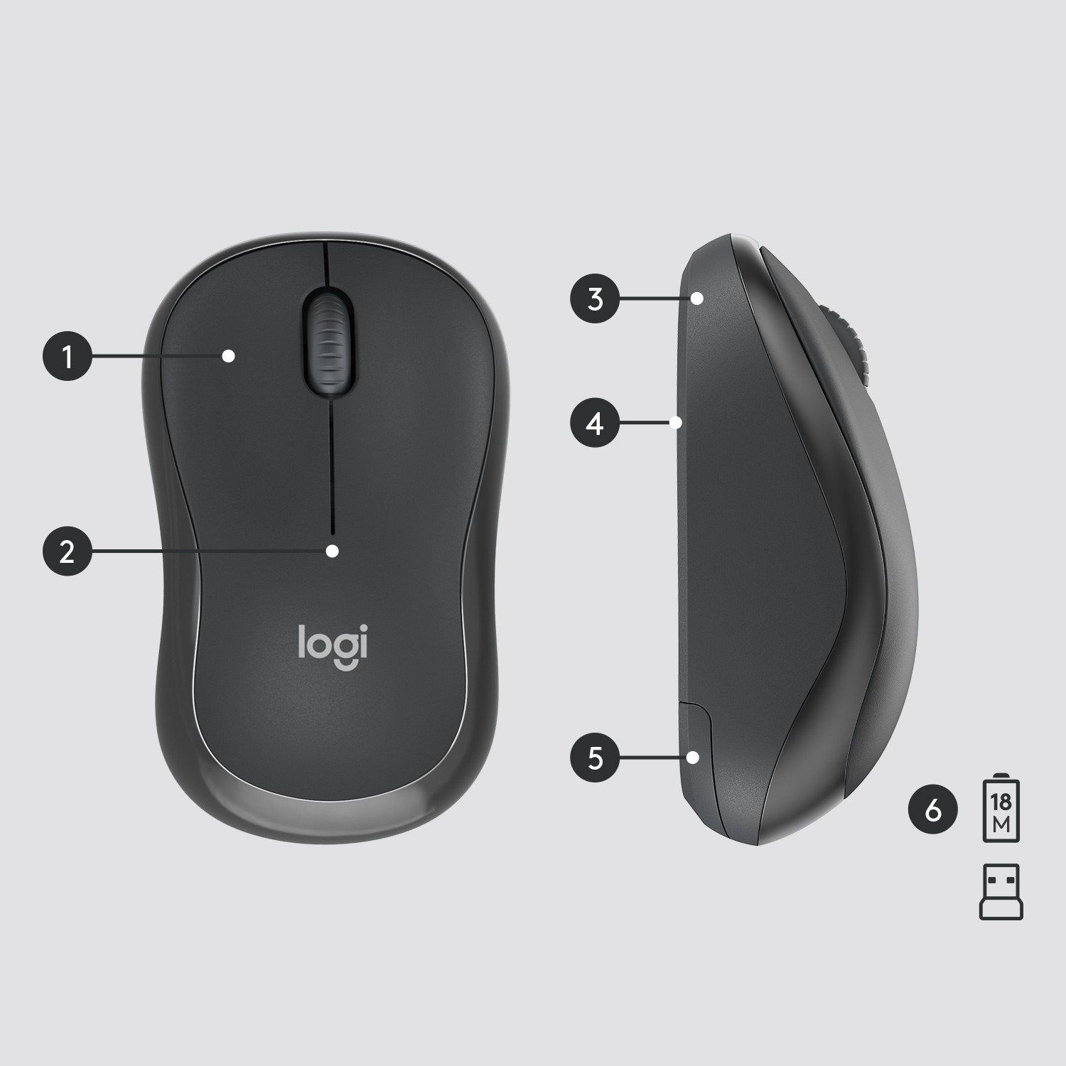 Logitech MK295 Silent Wireless Combo – internacionalna non HR tipkovnica-13
