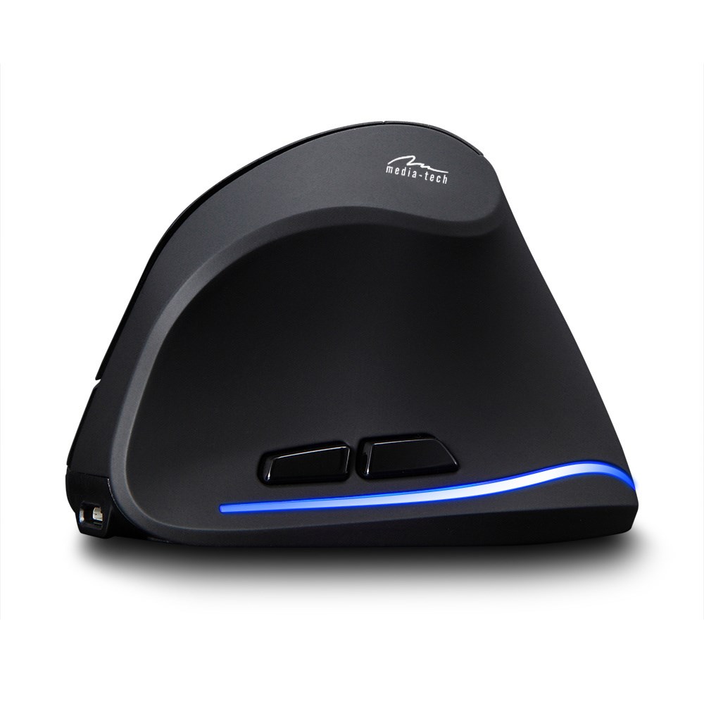 Vertikalni miš bežični MEDIA-TECH VERTIC RF MT1123 RF 2400 DPI crni-1