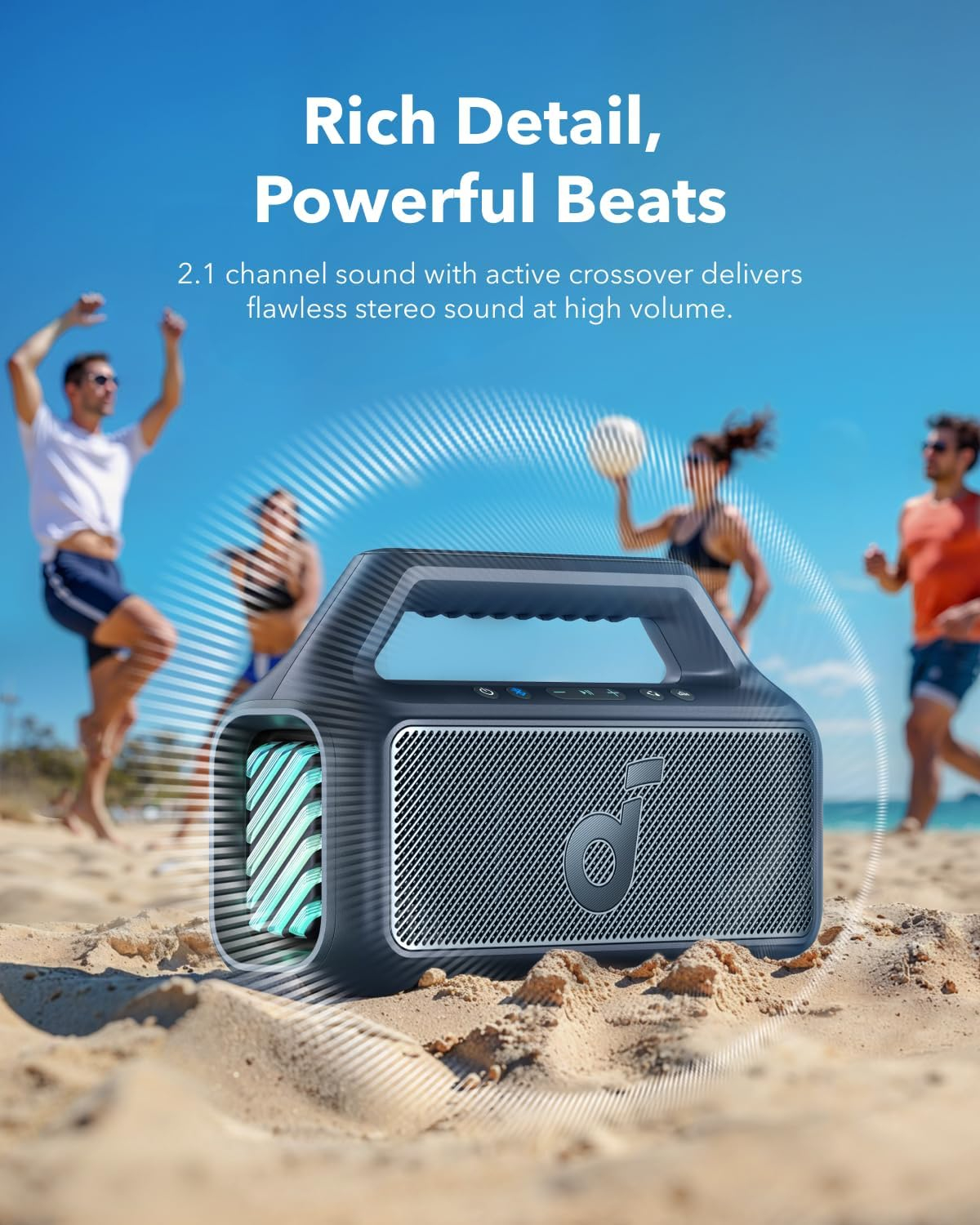 Bluetooth zvučnik ANKER Soundcore Boom 2 plavi-2