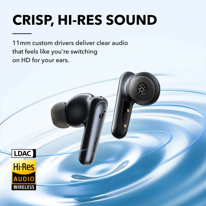 Słuchawki bezprzewodowe Soundcore Liberty 4 NC Czarne (A3947G11)-3