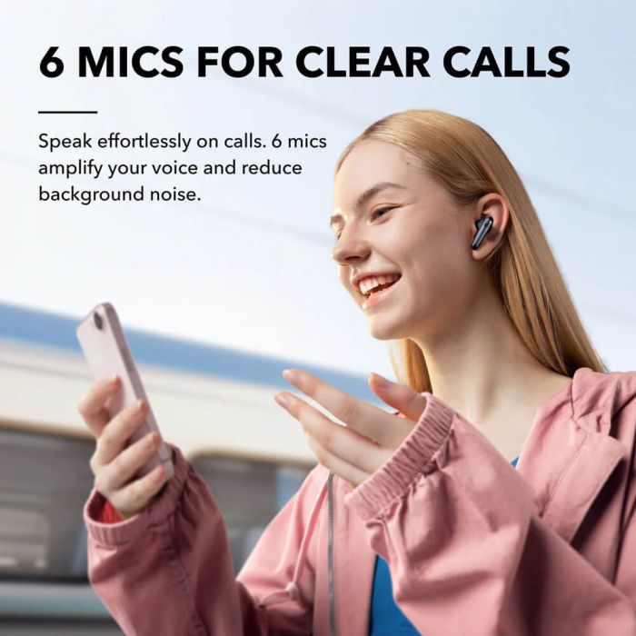 Słuchawki bezprzewodowe Soundcore Liberty 4 NC Czarne (A3947G11)-4