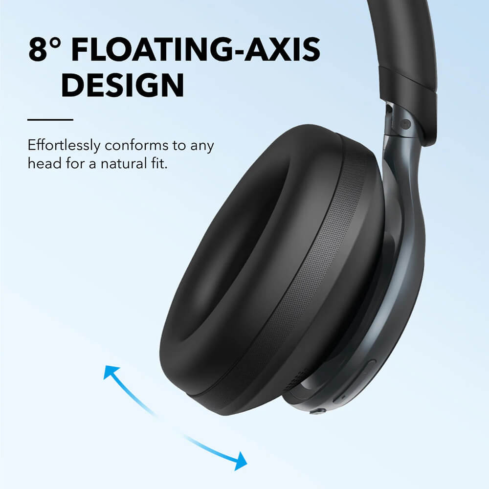 Slušalice ANKER Soundcore Space One (Bluetooth 5.3, ANC, 40 mm, do 55 h, crne)-5