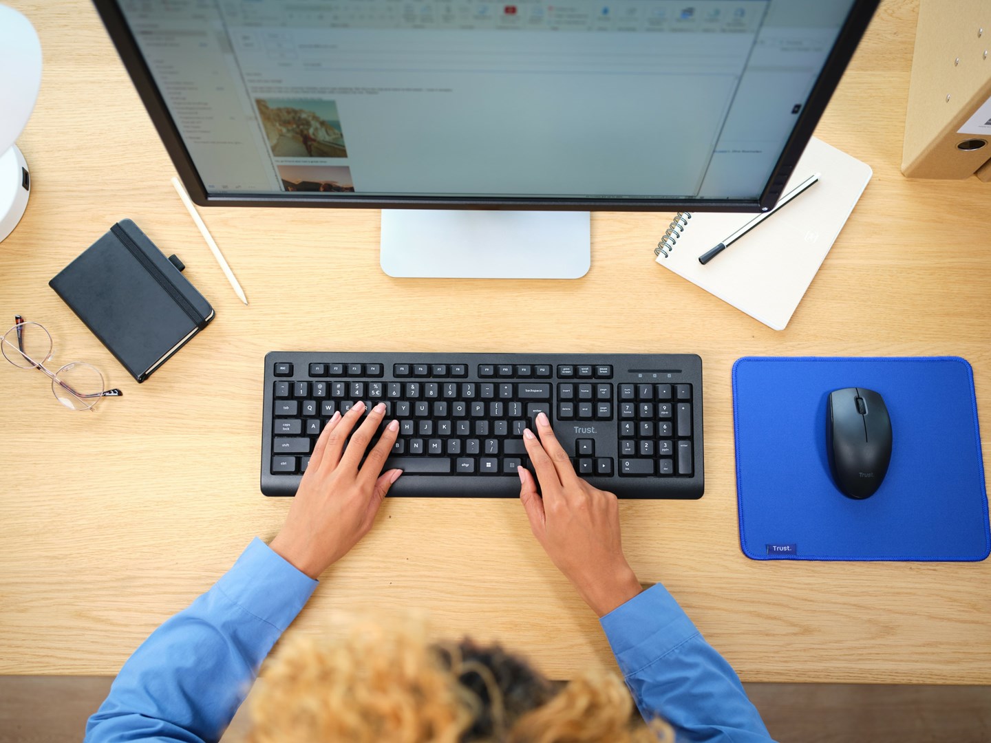 Tipkovnica TRUST Primo s mišem uključenim RF bežična QWERTY US engleski crna – internacionalna non HR tipkovnica-6