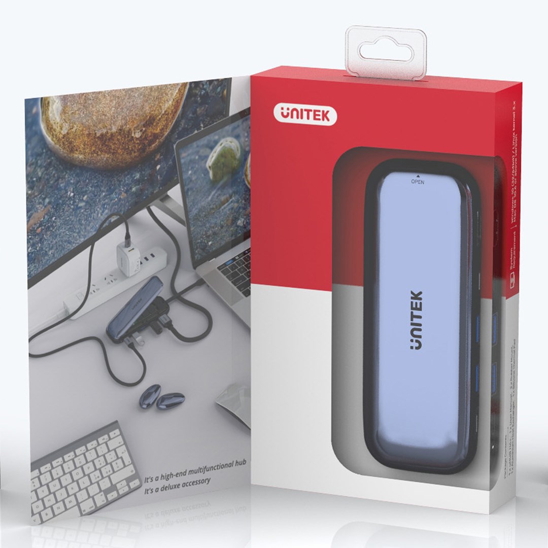 Hub USB-C UNITEK D1046A (STORAGE M.2, HDMI, USB-C PD 100W)-3