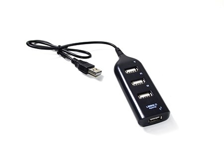 Hub Vakoss TC-234UX USB 2.0 Crna boja-1