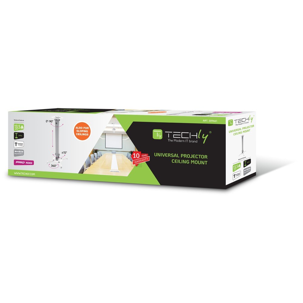 TECHLY produžetak za stropnu nosač za projektor 545-900 mm srebrni ICA-PM 18M-1