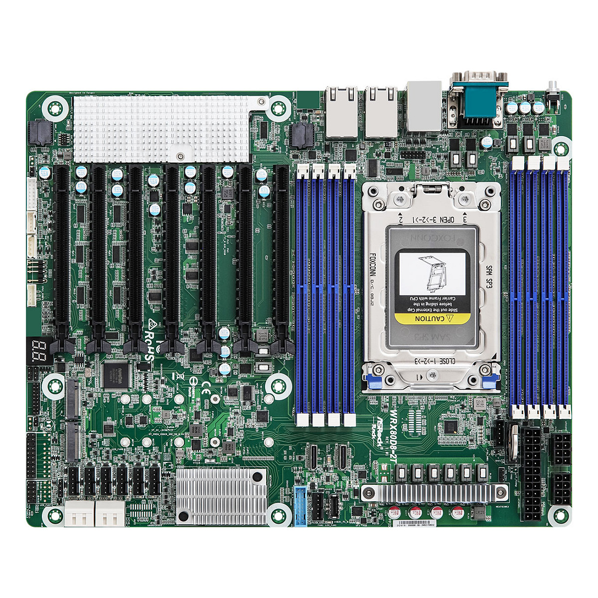 Motherboard ASROCK WRX80D8-2T (AMD WRX80, sWRX8, ATX)